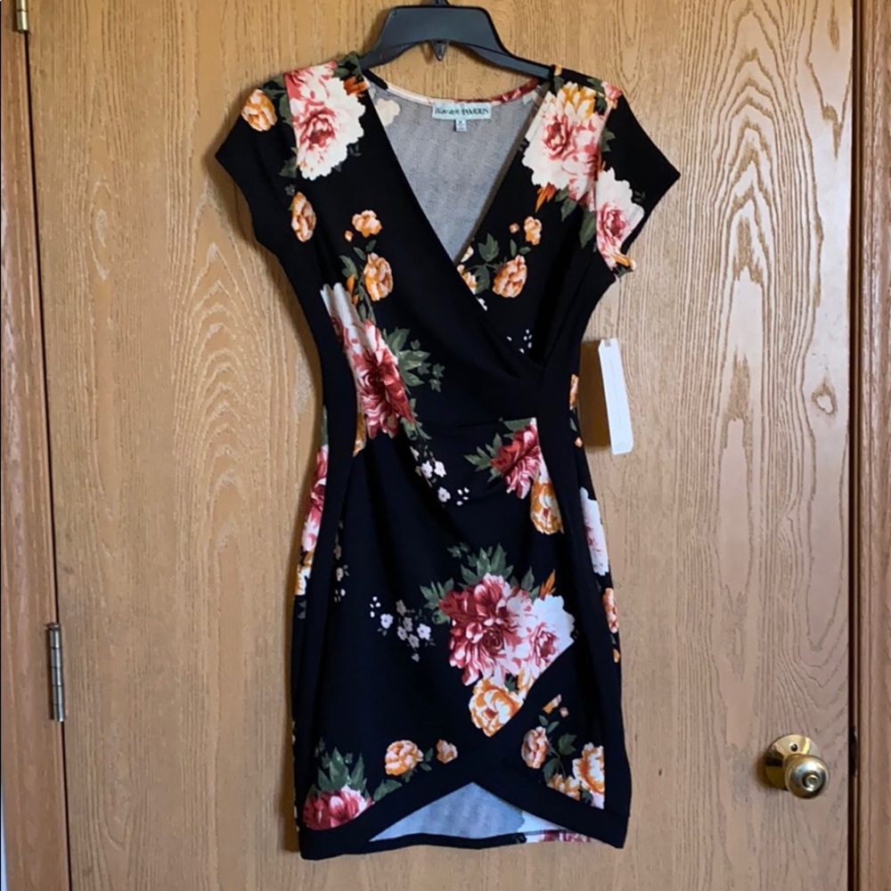 Black Floral Dress